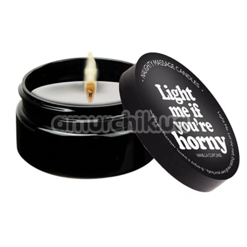 Свічка для масажу Kama Sutra Light Me if You're Horny - ванільний крем, 50 г