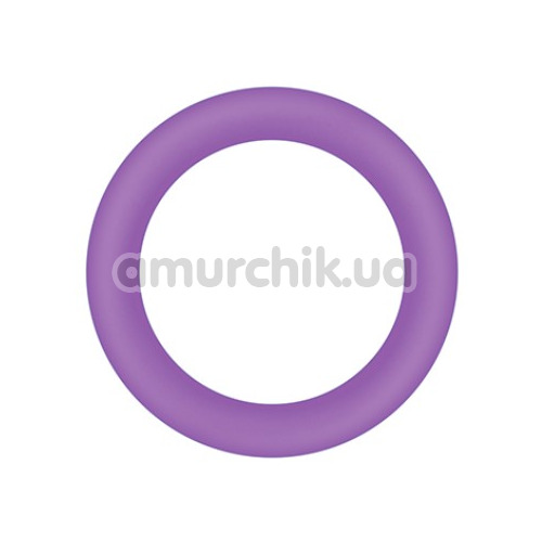 Эрекционное кольцо Firefly Halo Medium фиолетовое, светящееся в темноте - Фото №1