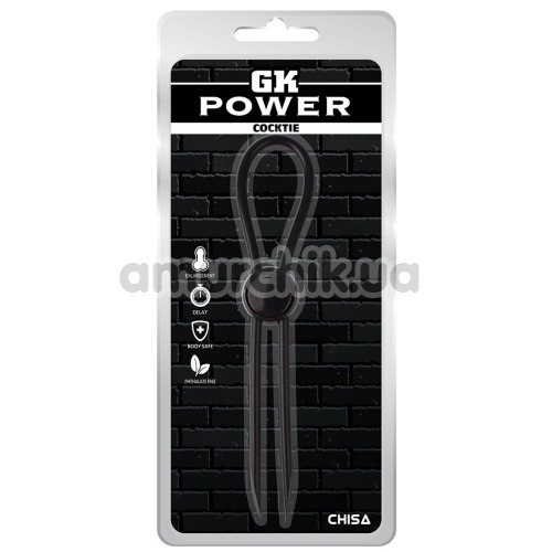 Эрекционное кольцо GK Power Cocktie, черное