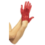 Перчатки Leg Avenue Mini Cropped Satin Gloves, красные
