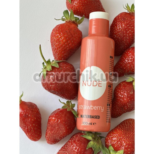 Лубрикант Nude Waterbased Strawberry, 100 мл