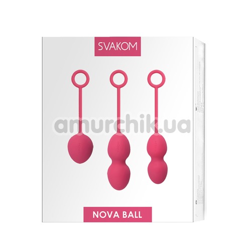 Вагинальные шарики Svakom Nova Ball, красные