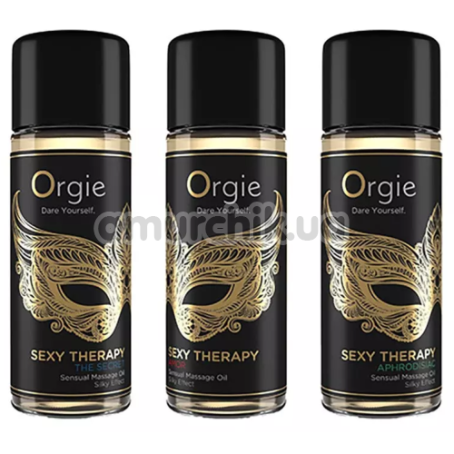 Набір масажних олій Orgie Sexy Therapy, 3 х 30 мл