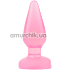 Анальная пробка Hi-Rubber Anal Stuffer Plug, розовая - Фото №1
