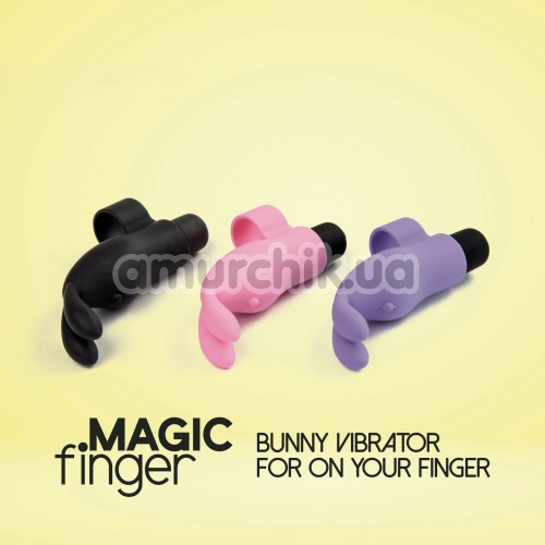 Вибронапалечник FeelzToys Magic Finger Bunny Vibrator, фиолетовый