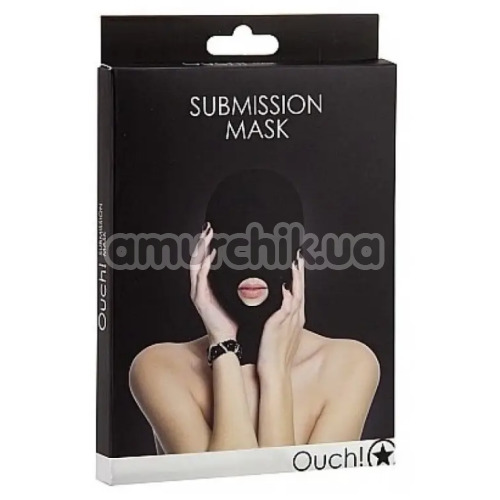 Маска Ouch! Submission Mask, чорна