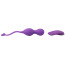 Виброяйцо M-Mello Heart Waves Bullet Vibrator, фиолетовое - Фото №5