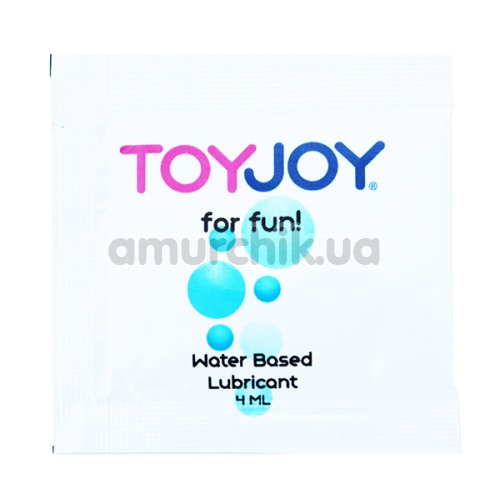 Лубрикант Toy Joy For Fun Water Based Lubricant, 4 мл - Фото №1