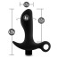 Вібростимулятор простати Anal Adventures Platinum Vibrating Prostate Massager 1, чорний - Фото №5