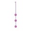 Анальная цепочка Slim Jelly Anal Beads, фиолетовая - Фото №0