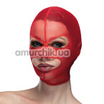 Маска Feral Feelings Hood Mask - відкриті рот і очі, червона - Фото №1