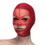 Маска Feral Feelings Hood Mask - открытые рот и глаза, красная - Фото №0