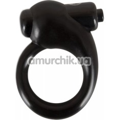 Виброкольцо Black Climax Silicone, черное - Фото №1