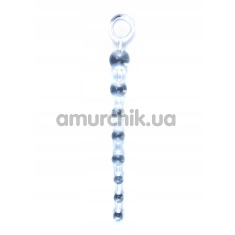 Анальная цепочка Sex Toy Jelly Anal Beads, прозрачная - Фото №1