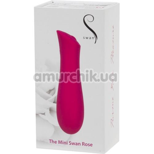 Клиторальный вибратор Mini Swan Rose, розовый