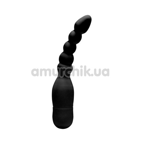Анальный вибратор Aggress Vibrating Butt Plug 6, черный - Фото №1