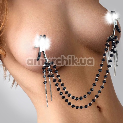 Зажимы для сосков Art of Sex Nipple Сlamps Sexy Jewelry, черные