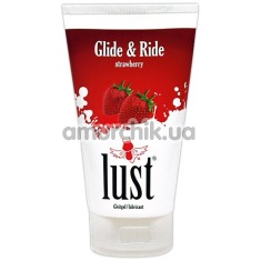 Оральний лубрикант Lust Glide & Ride strawberry - полуниця, 150 мл - Фото №1