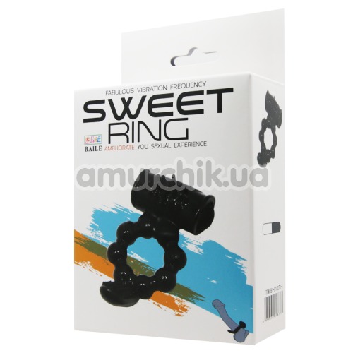 Виброкольцо Sweet Ring 014075-1, черное
