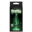 Анальная пробка Firefly Tapered Glass Plug Small, светящаяся в темноте - Фото №2