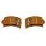 Фіксатори для рук Zado Fetish Line Leather Wrist Cuffs, коричневі - Фото №3