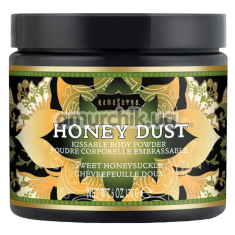 Съедобная пудра для тела Honey Dust Kissable Body Powder Sweet Honeysuckle - жимолость, 170 грамм - Фото №1