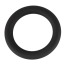 Эрекционное кольцо для члена Black Velvets Cock & Ball Loop, черное - Фото №0