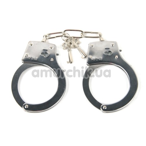 Наручники Metal Hand Cuffs, серебряные - Фото №1