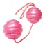 Вагінальні кульки Candy Balls рожеві - Фото №0