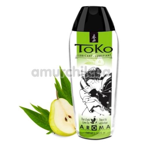 Оральный лубрикант Shunga Toko Pear & Exotic Green Tea - груша и зеленый чай, 165 мл - Фото №1