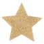 Прикраси для сосків Bijoux Indiscrets Flash Glitter Pasties Star, золоті - Фото №2