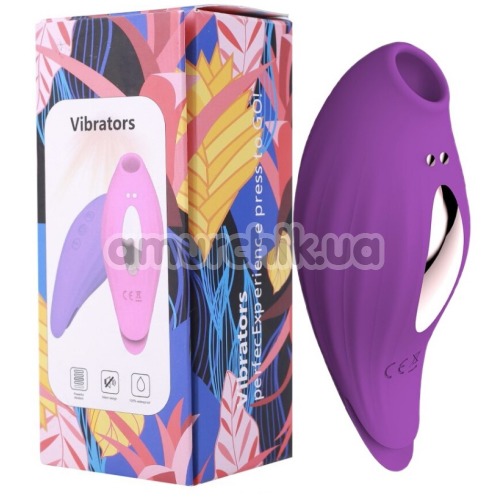 Симулятор орального сексу з вібрацією для жінок Sucking Vibrator PL-VR292, фіолетовий