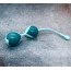 Вагинальные шарики Loveshop Silicone Lastic Kegel Balls, бирюзовые - Фото №3