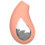 Симулятор орального секса для женщин с вибрацией Kissen Aria, оранжевый - Фото №2