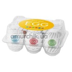 Набір з 6 мастурбаторов Tenga Egg Standard Package - Фото №1