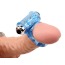 Виброкольцо Get Lock Vibrating Bull Ring, голубое - Фото №7