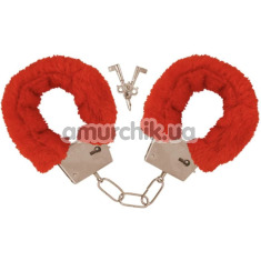 Наручники Power Escorts Love Cuffs, червоні - Фото №1