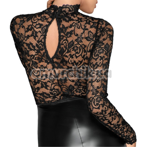 Сукня Noir Handmade Dress Lace Top, чорна