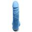 Мыло в виде пениса с присоской Чистий Кайф M, голубое - Фото №1