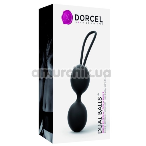 Вагинальные шарики Dorcel Dual Balls Boules De Geisha, черные