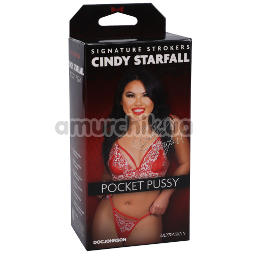 Штучна вагіна Signature Strokers Cindy Starfall Pocket Pussy, тілесна