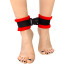 Фиксаторы для ног Art of Sex Ankle Cuffs Soft Touch, красно-черные - Фото №1