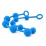 Набор анальных цепочек Posh Silicone “O” Beads, голубой - Фото №3