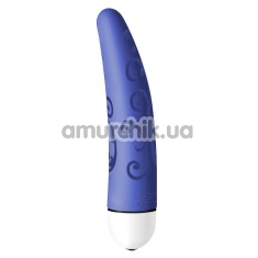 Вибратор Joystick Velvet Mini, синий - Фото №1