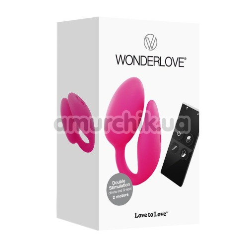 Вібратор Love To Love Wonderlove, рожевий