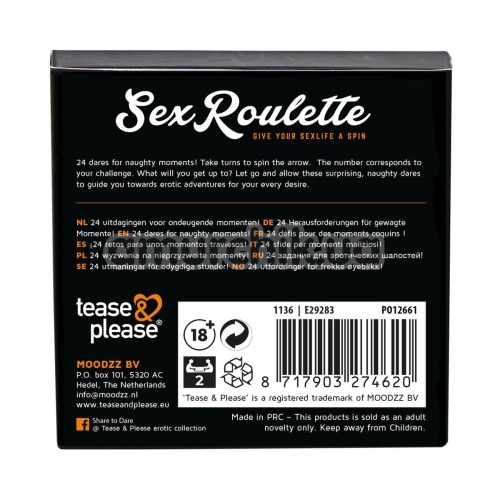 Секс-игра Sex Roulette Naughty Play