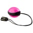 Вагінальна кулька з вібрацією Amor Vibratissimo Ball, рожево-чорна - Фото №2