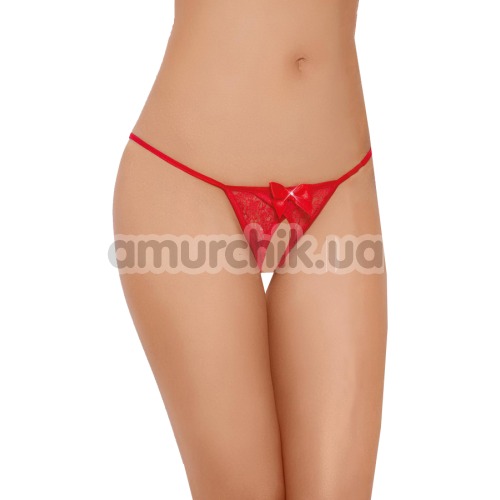 Трусики-стринги женские G-string красные (модель 2427) - Фото №1