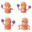 Игрушки-приколы на пальцы Four Play Finger Puppets, 4 шт - Фото №0