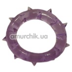 Кільце-насадка Pure Arousal фіолетове з короткими шипами - Фото №1